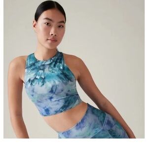 NWT Athleta Conscious Crop Printed A-C